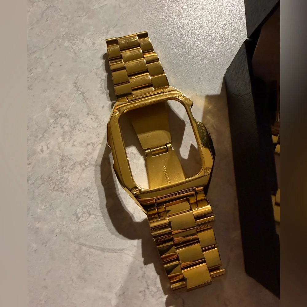 Gold Watch Case Apple Watch 45mm
